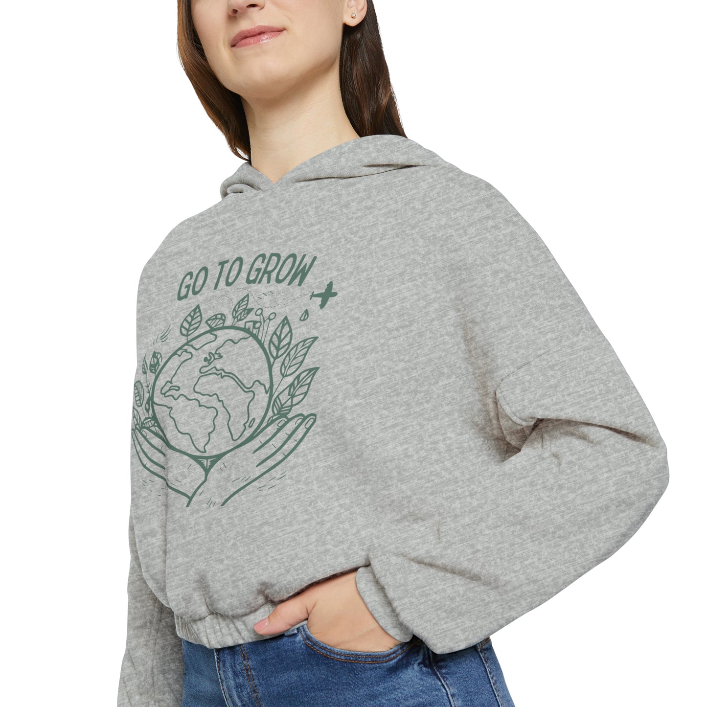 Go to Grow Cinched Bottom Hoodie