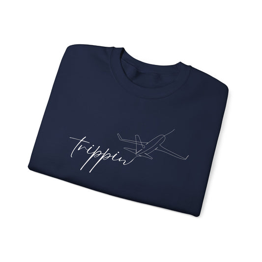 Trippin' Airplane Crewneck Sweatshirt